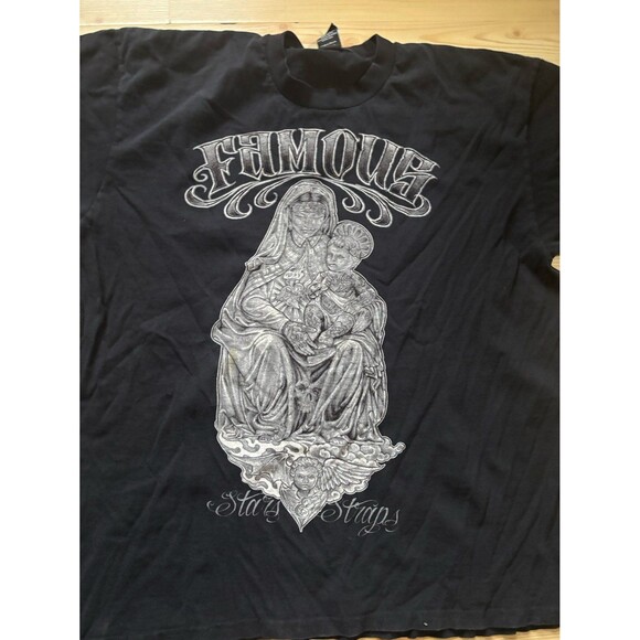Vintage Y2K Famous Stars And Straps T-Shirt VTG Men's Size XL Franco Vescovi - Picture 2 of 9